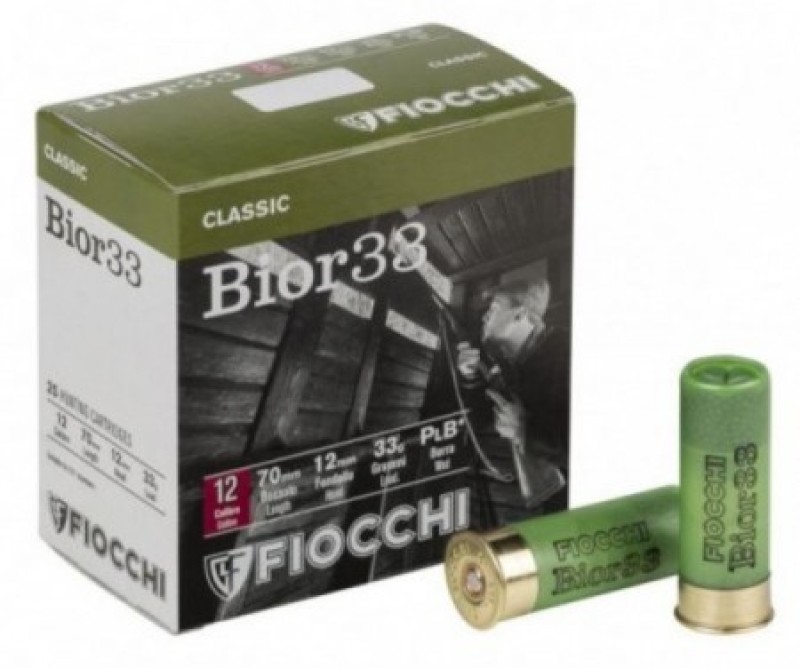 FIOCCHI cartucce BIOR 33 cal.12 pb.9