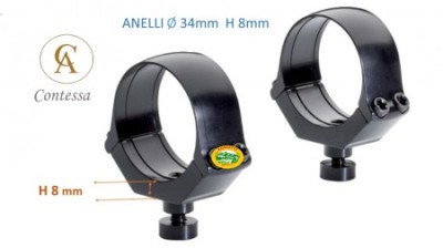 CONTESSA anelli 34 mm per attacco rapido SP11