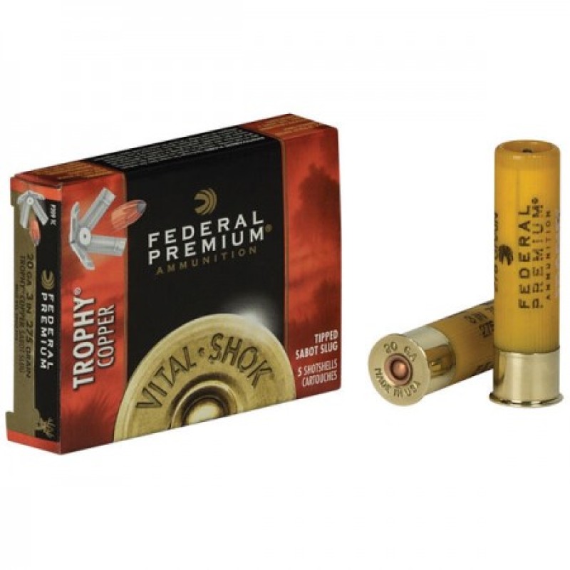 FEDERAL cartucce cal.20 SLUG Magnum Trophy Copper P209 