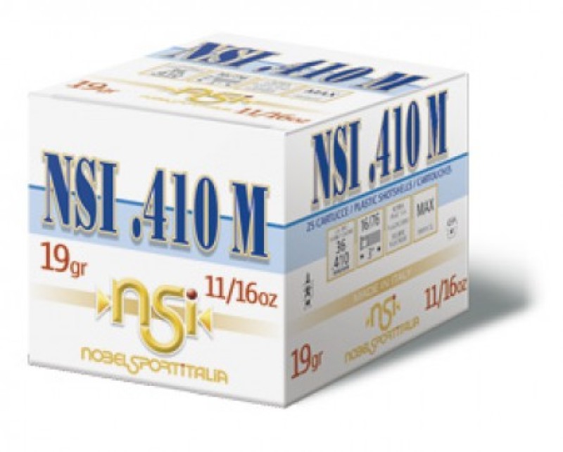 NOBEL cartucce NSI-410 MAGNUM cal.410 19gr. pb.7,5