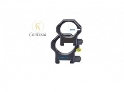 CONTESSA Anelli picatinny 36mm H 12 SPP06/B