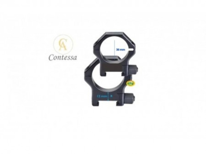 CONTESSA Anelli picatinny 36mm H 12 SPP06/B