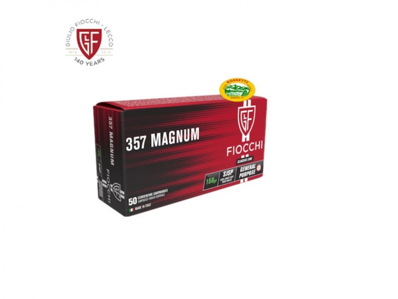 FIOCCHI Munizioni cal.357 mag SJSP 125gr