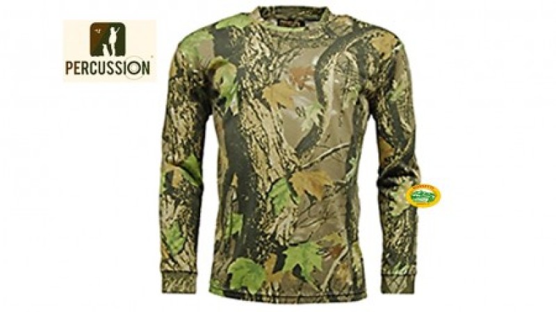 PERCUSSION T-SHIRT manica lunga camo