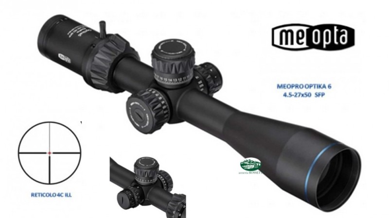 MEOPTA MEOPRO OPTIKA 6 4,5-27X50 RD SFP 4C illuminato