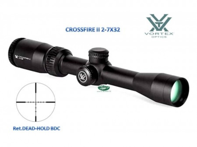 VORTEX CROSSFIRE II 2-7X32 ret.DEAD HOLD 2A BDC CFR-2701I