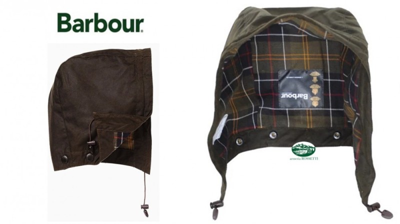 BARBOUR Cappuccio cerato universale verde oliva OL71
