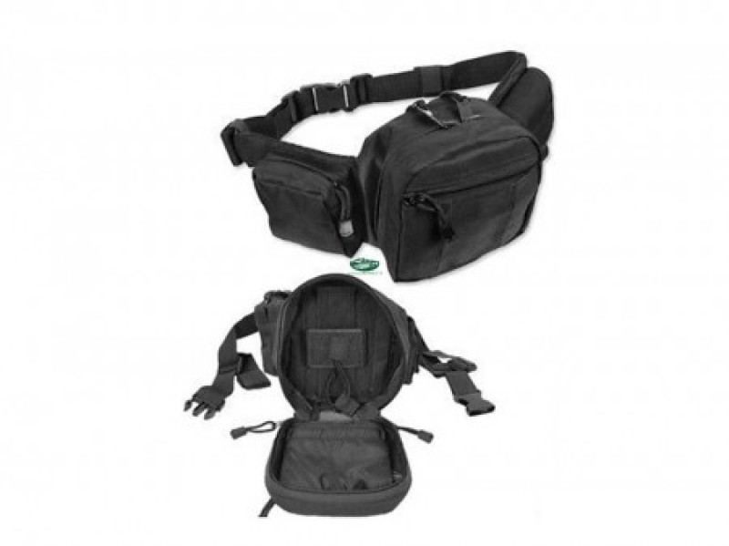 MILSPEC Marsupio tattico multipack nero