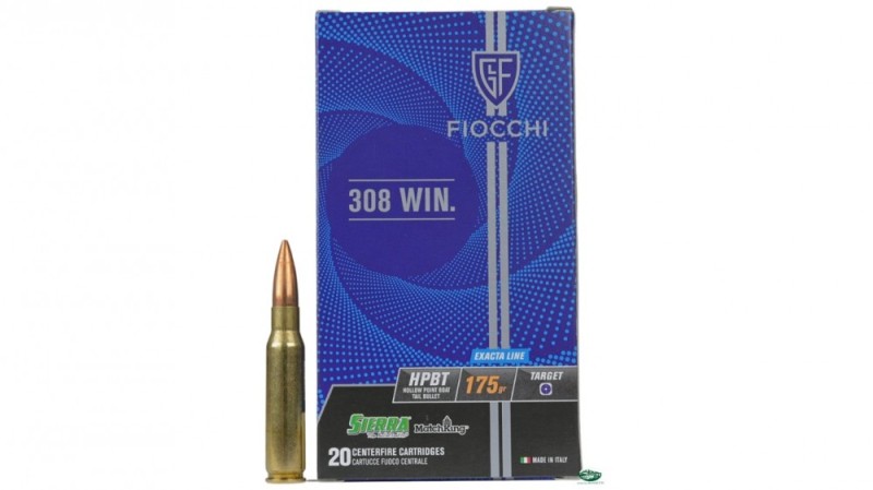 FIOCCHI munizioni cal.308 win palla 175 gr. EXACTA