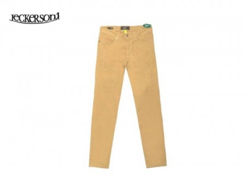 JECKERSON Jeans 5 tasche toppa beige