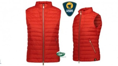 CIESSE PIUMINI Gilet donna Paprika colore corallo