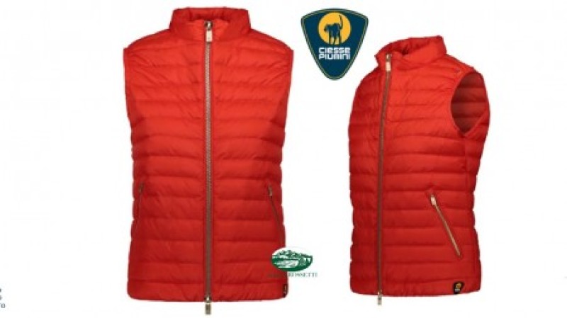 CIESSE PIUMINI Gilet donna Paprika colore corallo