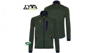 ZOTTA Prime maglia pile aperta verde 1644