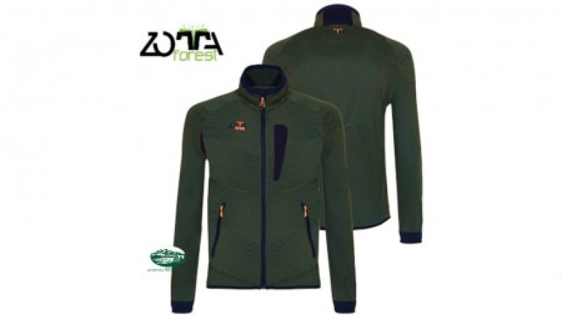 ZOTTA Prime maglia pile aperta verde 1644