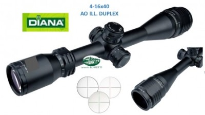 DIANA Ottica 4-16X40 ret.Duplex illuminato 