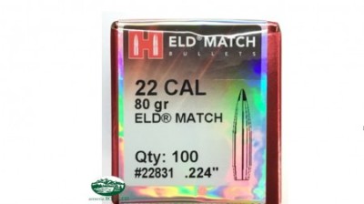 HORNADY Palle ELD-MATCH cal.22 80gr - 22831