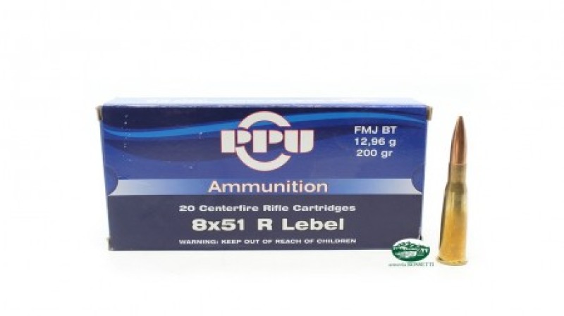PPU PRVI PARTIZAN Munizioni cal.8x50 R lebel 200gr FMJBT