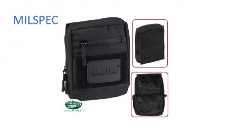 MILSPEC Giberna nera con velcro