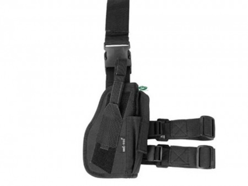 MILSPEC Fondina a coscia cordura nero