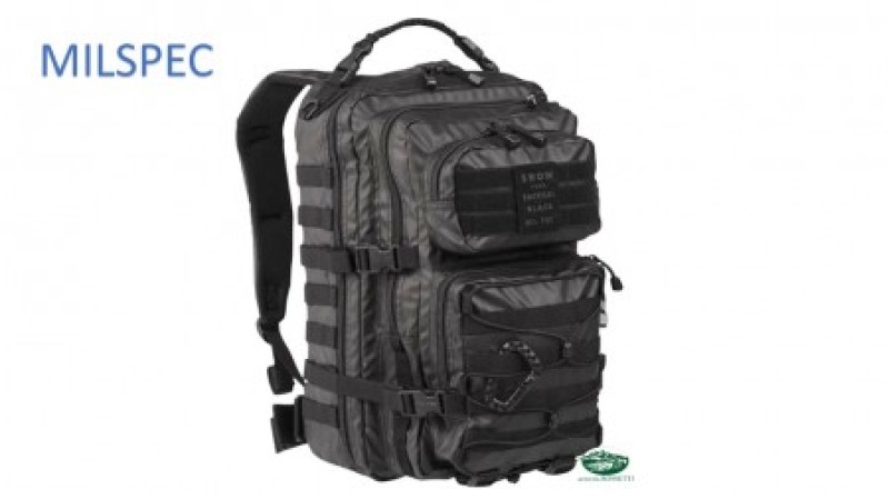 MILSPEC Zaino TACTICAL black 36 litri