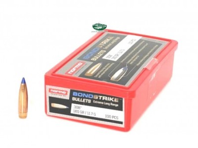 NORMA Palle BONDSTRIKE cal.308 180 gn.conf.100 Pz  