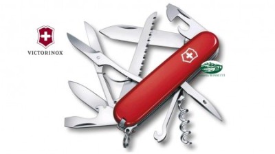 VICTORINOX Coltello Multiuso Huntsman rosso