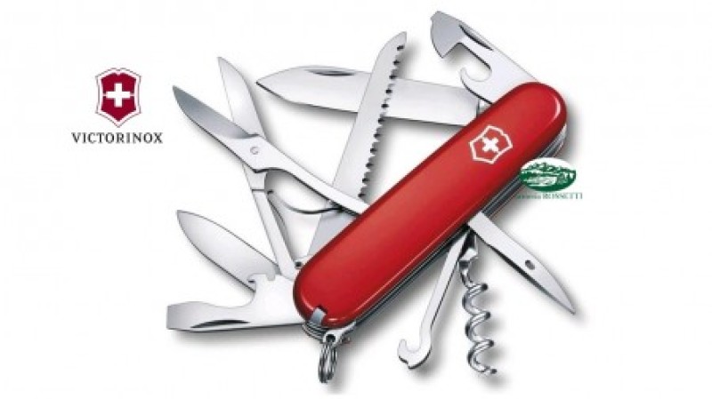 VICTORINOX Coltello Multiuso Huntsman rosso