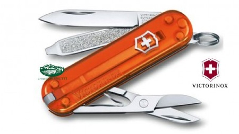 VICTORINOX Coltello Multiuso Fire Opal arancione