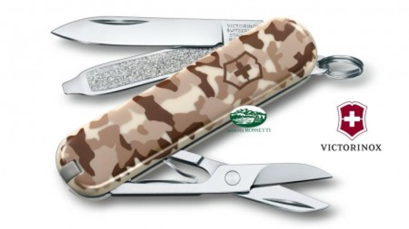 VICTORINOX Coltello Multiuso Classic Desert Mimetico 