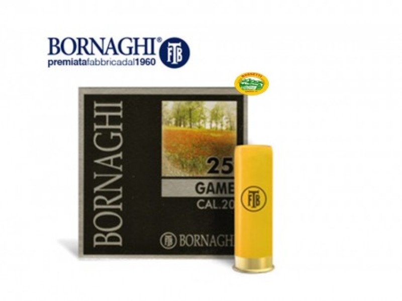 BORNAGHI cartucce Game cal.20 gr.25 pb.10 senza contenitore