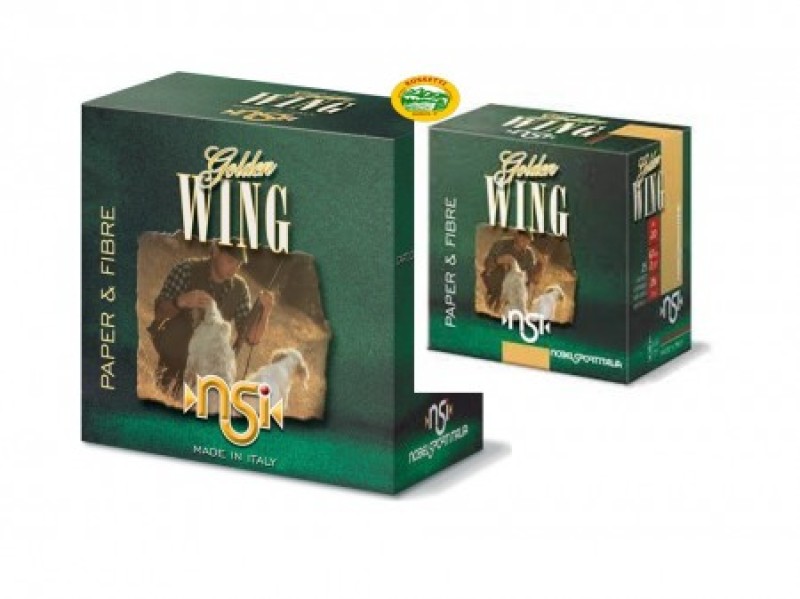 NOBEL cartucce GOLDEN WING cal.12 gr.35 pb.5