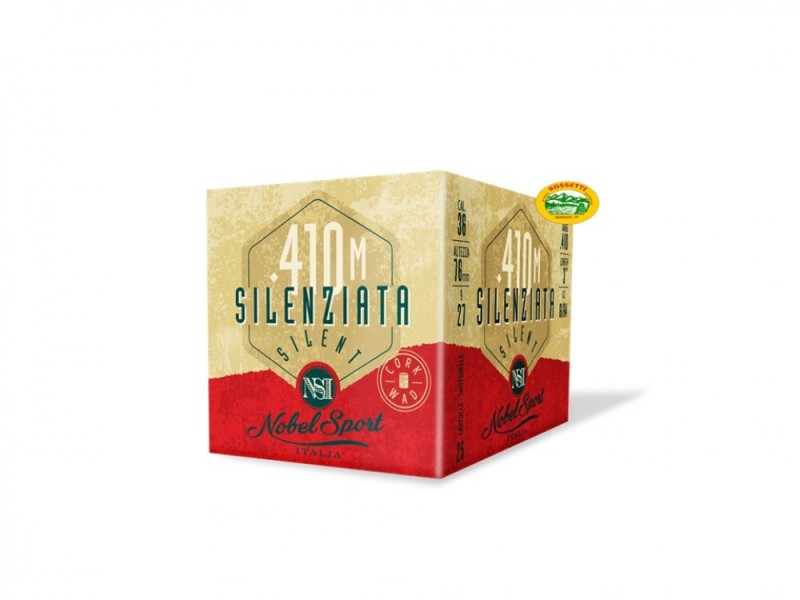 NOBEL cartucce silenziate cal.410 Magnum gr.27 pb.7,5 - 9 mix