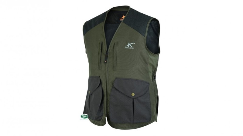 KONUSTEX Gilet NOTABLE verde