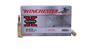 WINCHESTER munizioni cal.243 win SOFT POINT 80gr.