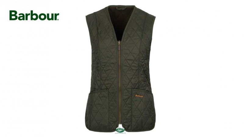 BARBOUR Gilet Betty donna olive
