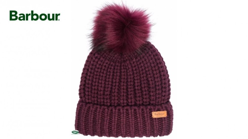 BARBOUR Cappello Saltburn donna bordeaux