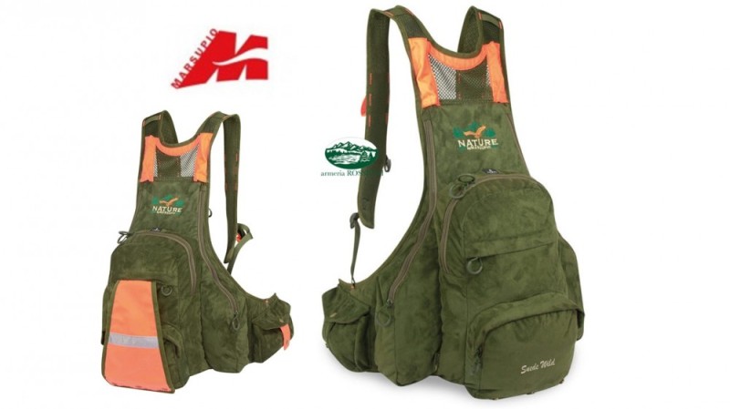MARSUPIO Zaino gilet suede Wild