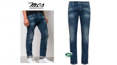 MCS Jeans Cinque Tasche in denim Blu lavaggio chiaro 05004