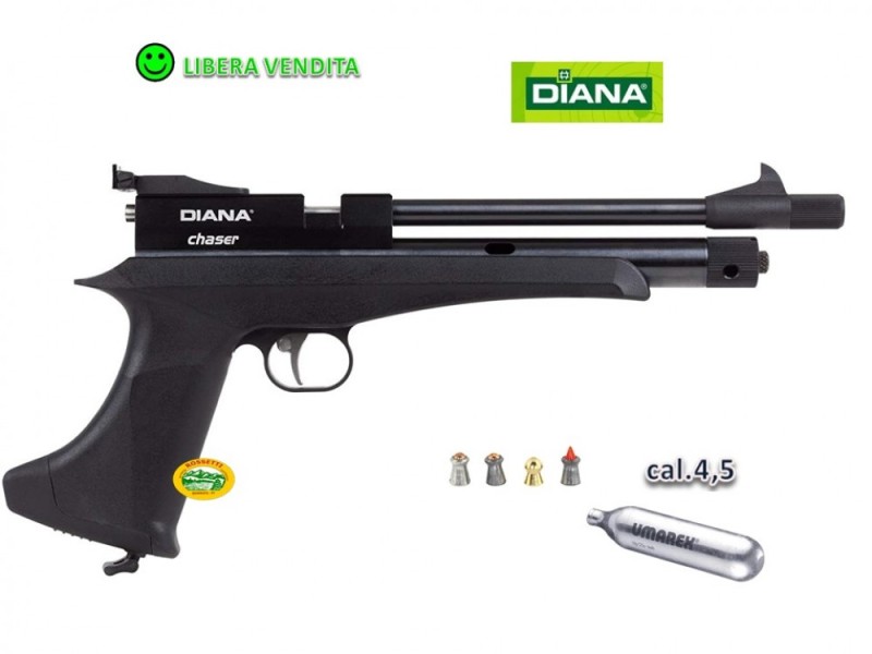 DIANA Pistola Chaser CO2 cal. 4,5 mm