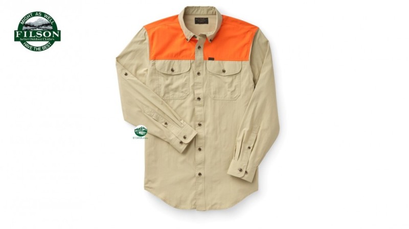 FILSON Camicia Sportsman beige/orange
