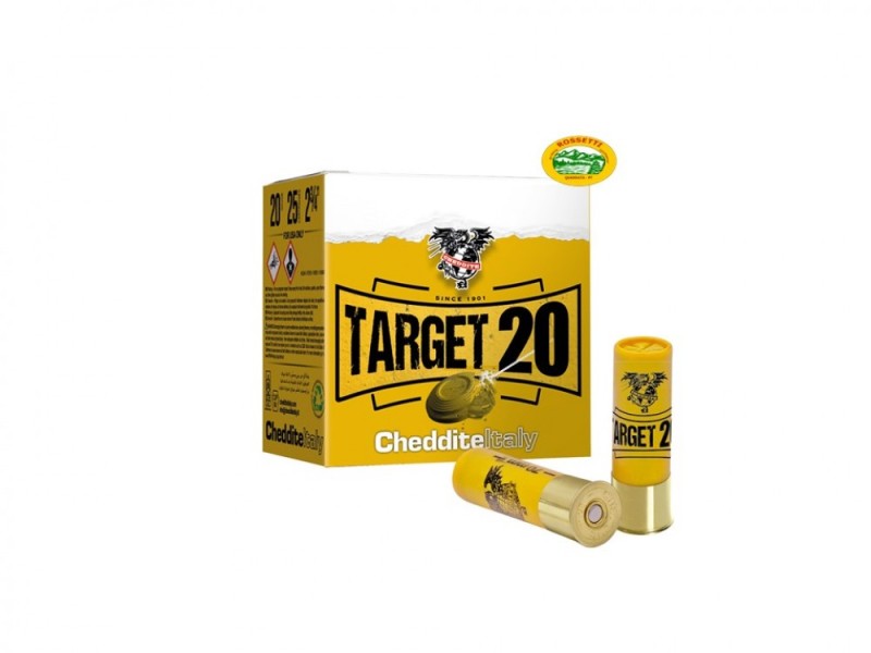 CHEDDITE cartucce TARGET cal.20 gr.28 pb.7,5