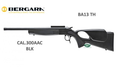 BERGARA BA13 TAKE DOWN Thumbhole cal.300 AAC BLK 41 cm
