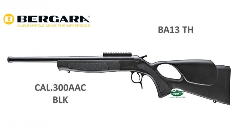 BERGARA BA13 TAKE DOWN Thumbhole cal.300 AAC BLK 41 cm