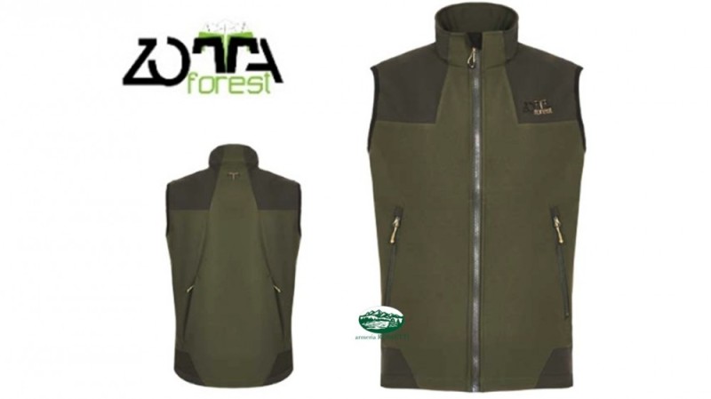 ZOTTA Gilet Leopard colore verde 