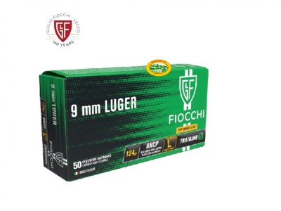 FIOCCHI munizioni cal.9 Luger RNCP 124gr.