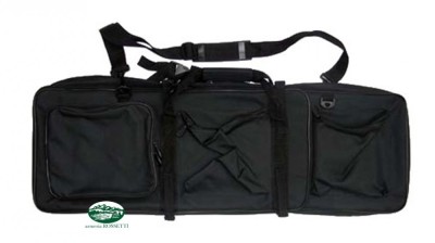JS TACTICAL Fodero tattico nero con spallacci cm 88