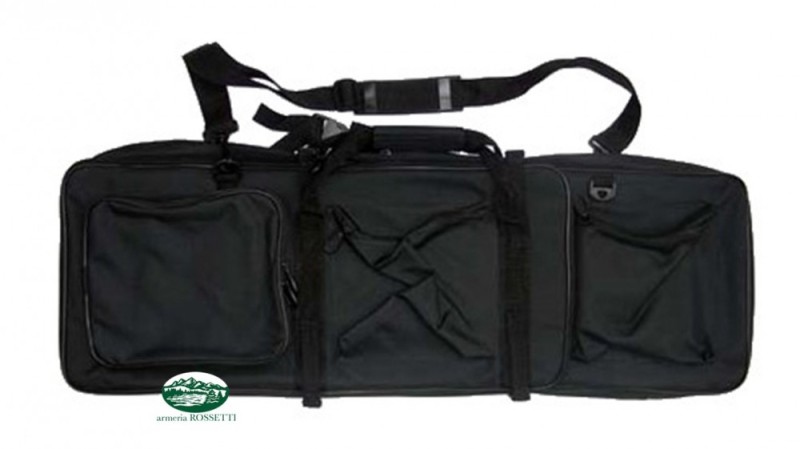 JS TACTICAL Fodero tattico nero con spallacci cm 88