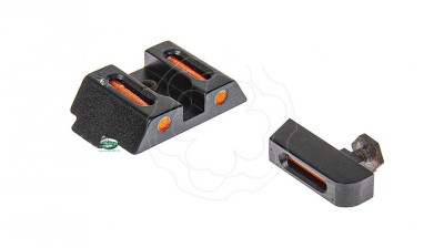 TAC VECTOR set tacca di mira e mirino in fibra ottica rosso per Glock SCIS-05P