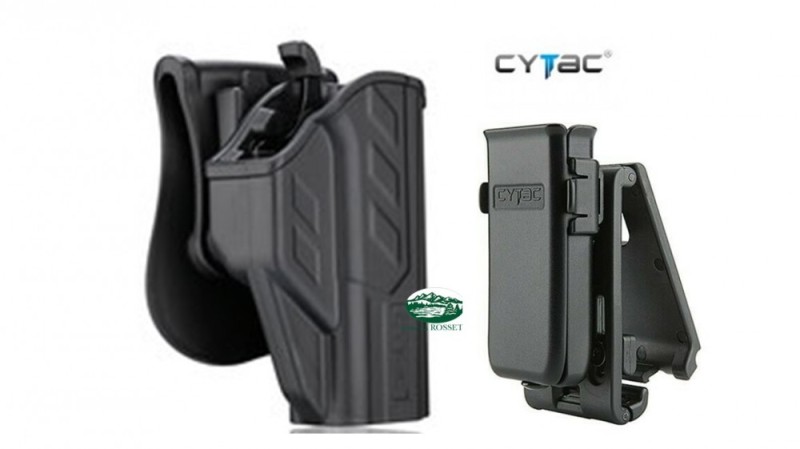 CYTAC Fondina per CZ con portacaricatore universale