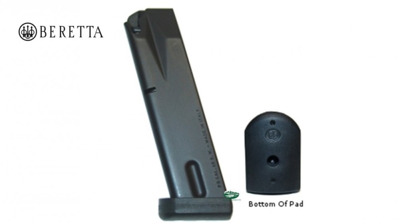 BERETTA Caricatore serie 90 cal.9x21 15 colpi con fondello in gomma